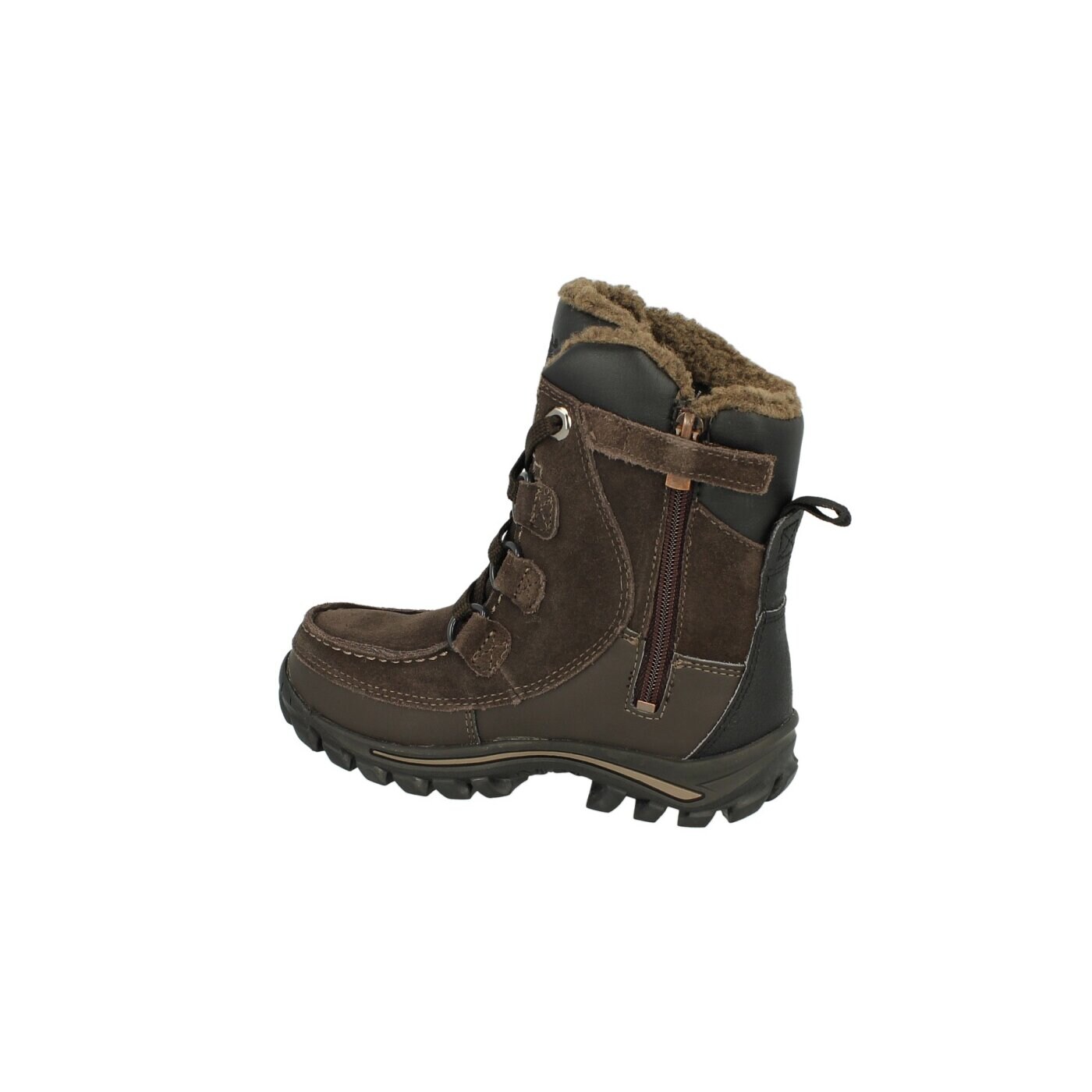 Dziecięce buty outdoor / trekkingowe TIMBERLAND RIME RIDGE HP WP BOOT 3580r kolor brązowy