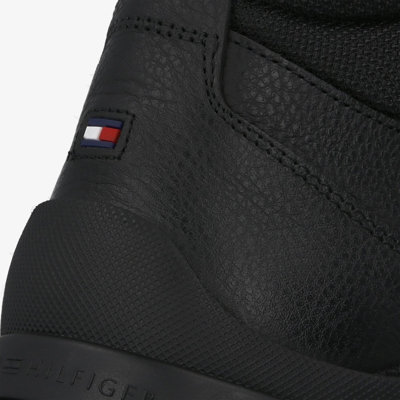 Męskie buty outdoor (trekkingowe) TOMMY HILFIGER ANDY 3CW CORPORATE OUTDOOR BOOT fm0fm03057bds kolor czarny