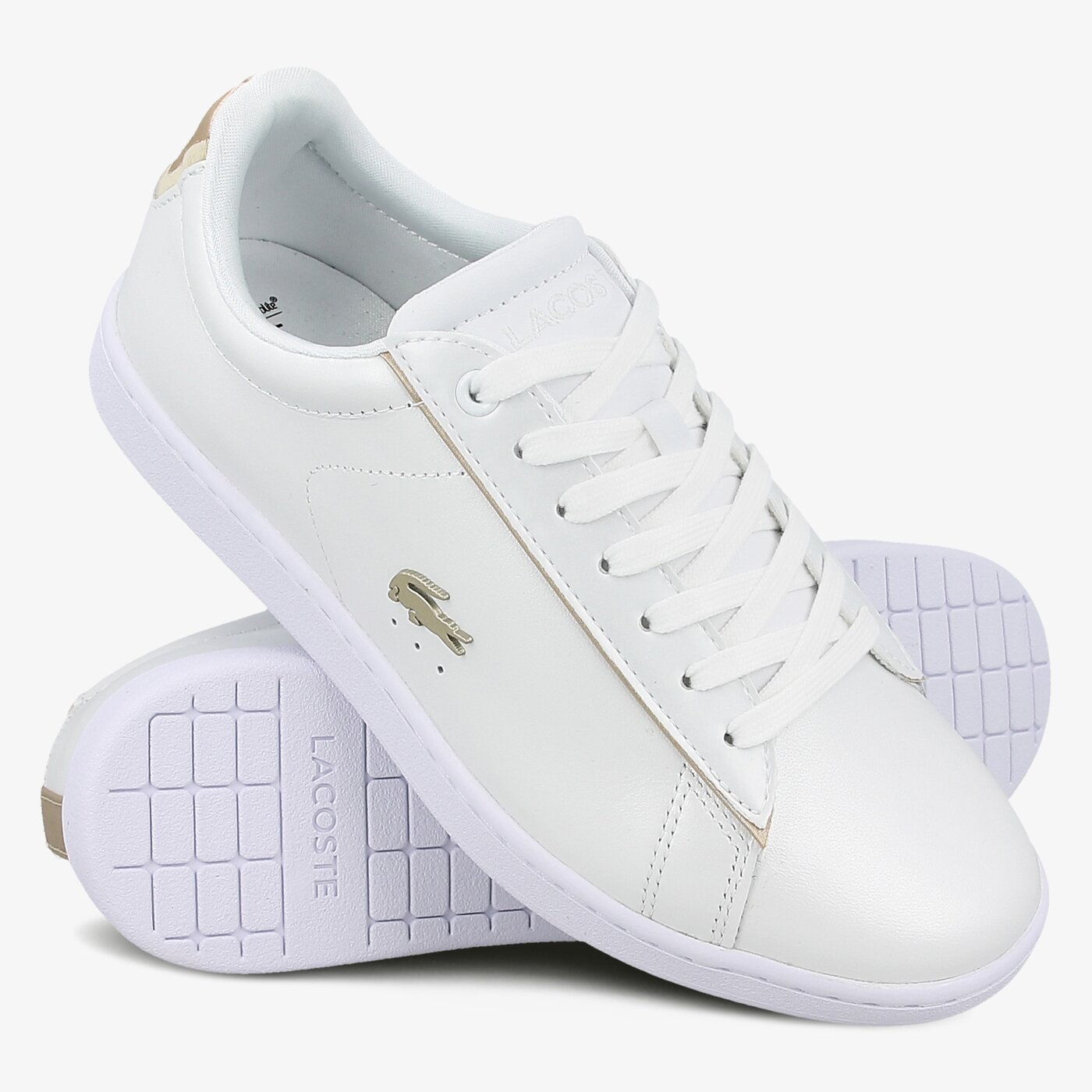 Damskie sneakersy (buty) LACOSTE CARNABY EVO 118 6 735spw0013216 kolor biały