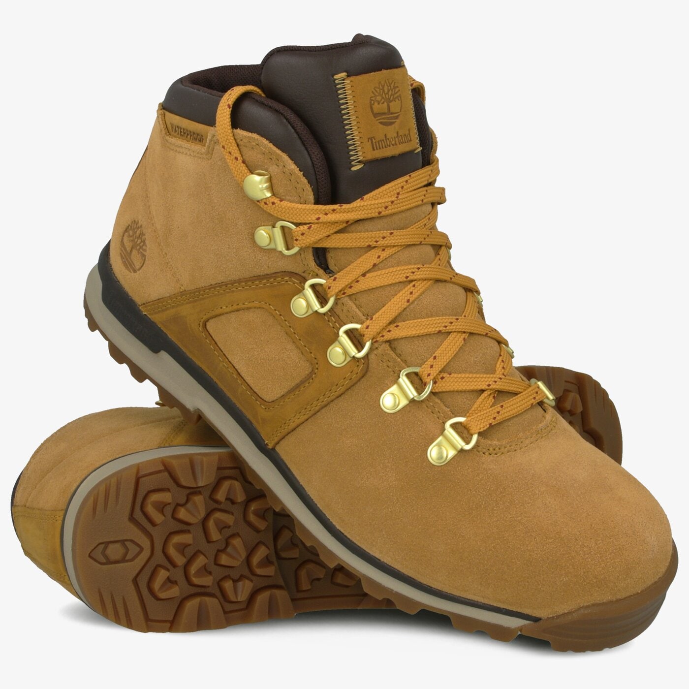 Męskie buty outdoor (trekkingowe) TIMBERLAND GT SCRAMBLE MID LEATHER WP  tb0a21cjx351 kolor żółty