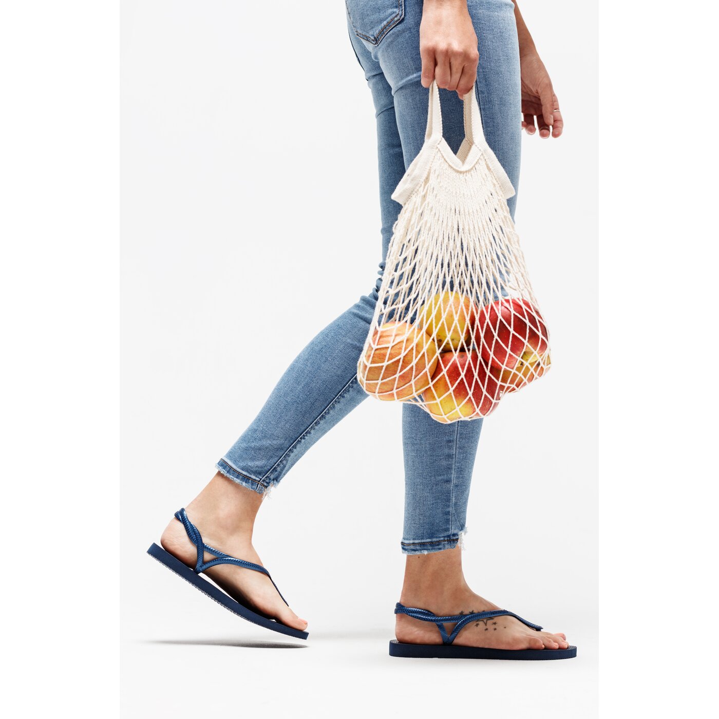 Damskie sandały HAVAIANAS HAV. LUNA 41296970555 kolor granatowy