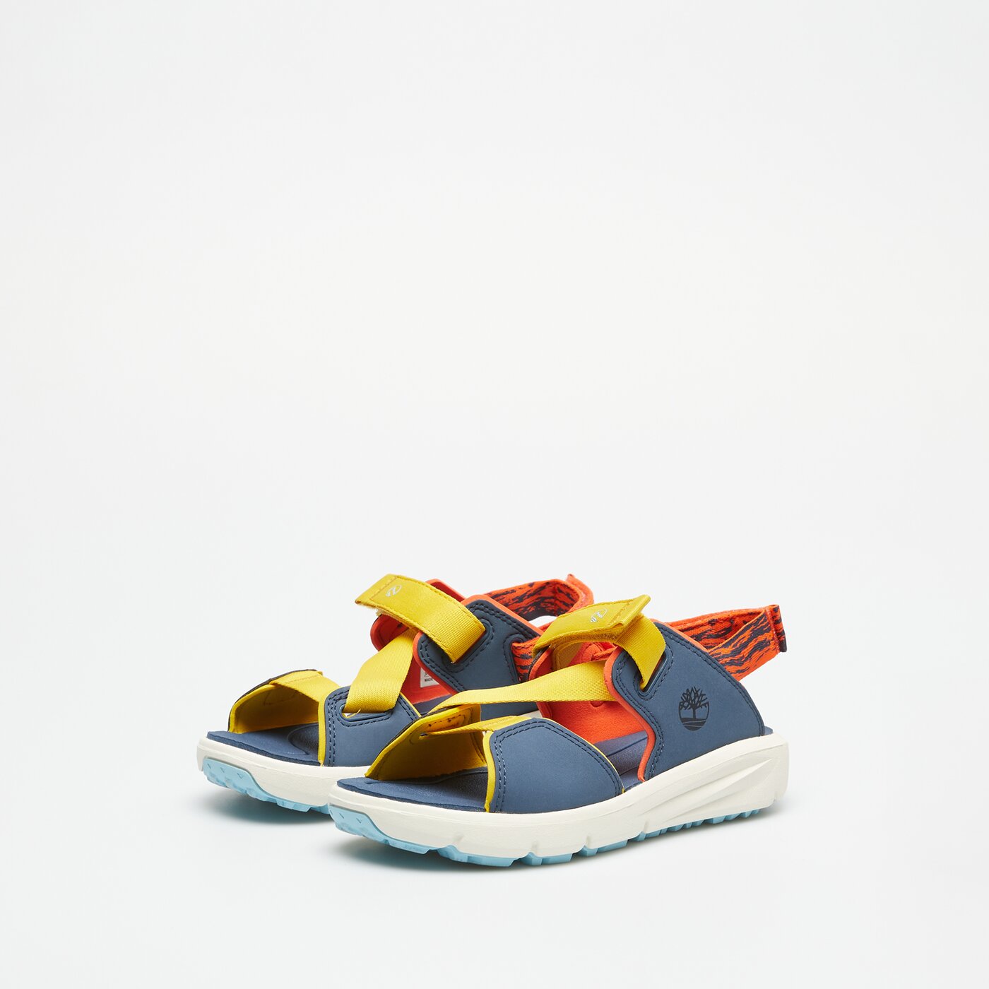Dziecięce sandały / klapki TIMBERLAND MOTION DUNE BACKSTRAP SANDAL MEDIUM YELLOW WEBBIN tb0a6c4petu1 kolor multicolor