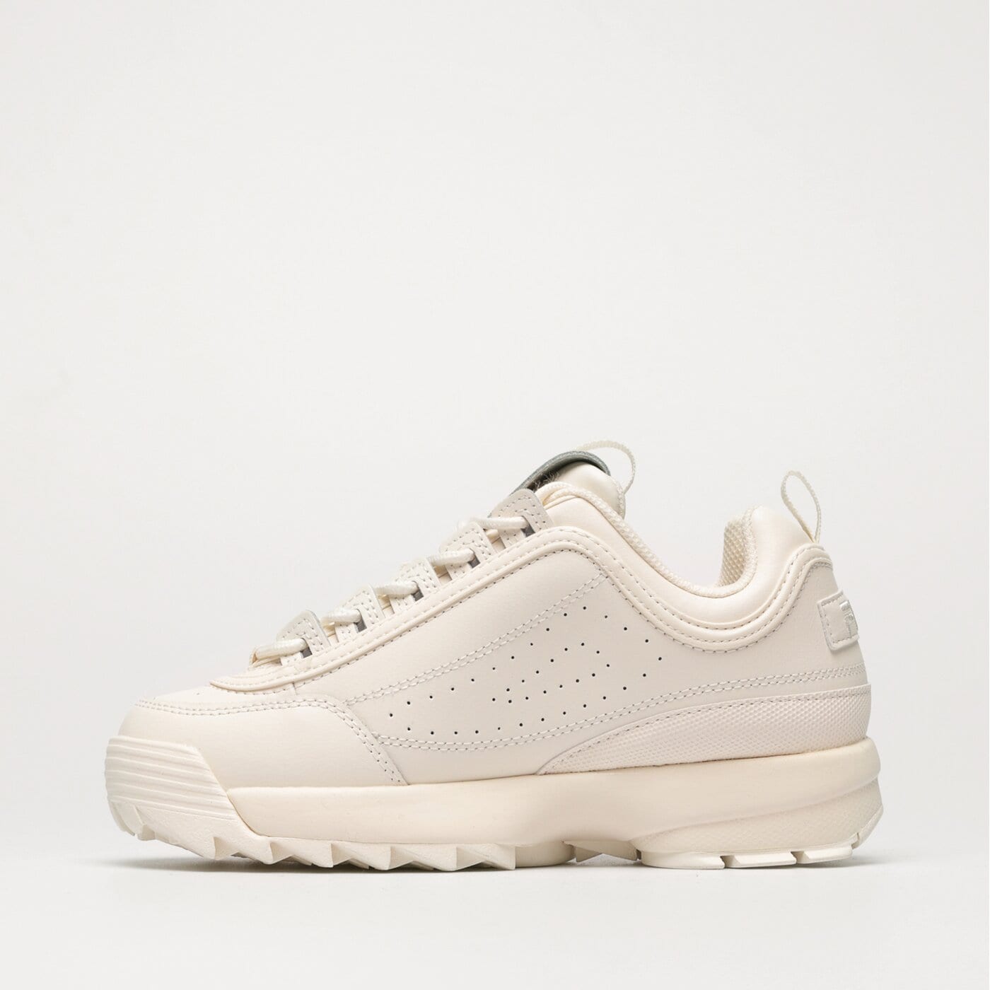 Damskie sneakersy (buty) FILA DISRUPTOR II PREMIUM 5xm02263100 kolor kremowy