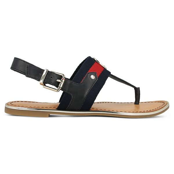 Damskie sandały TOMMY HILFIGER J1285ULIA 65C fw0fw00261403 kolor granatowy