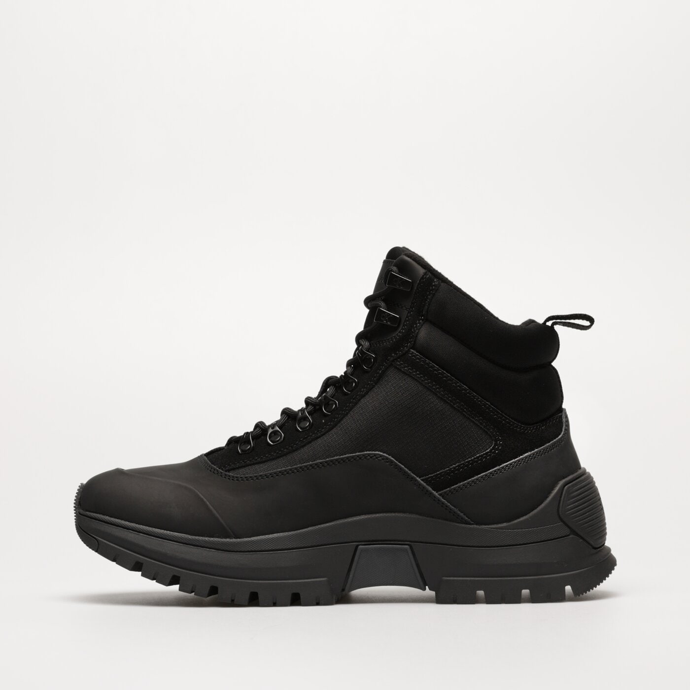 Męskie buty outdoor (trekkingowe) CALVIN KLEIN HIKING LACEUP THERMO BOOT ym0ym00475bds kolor czarny
