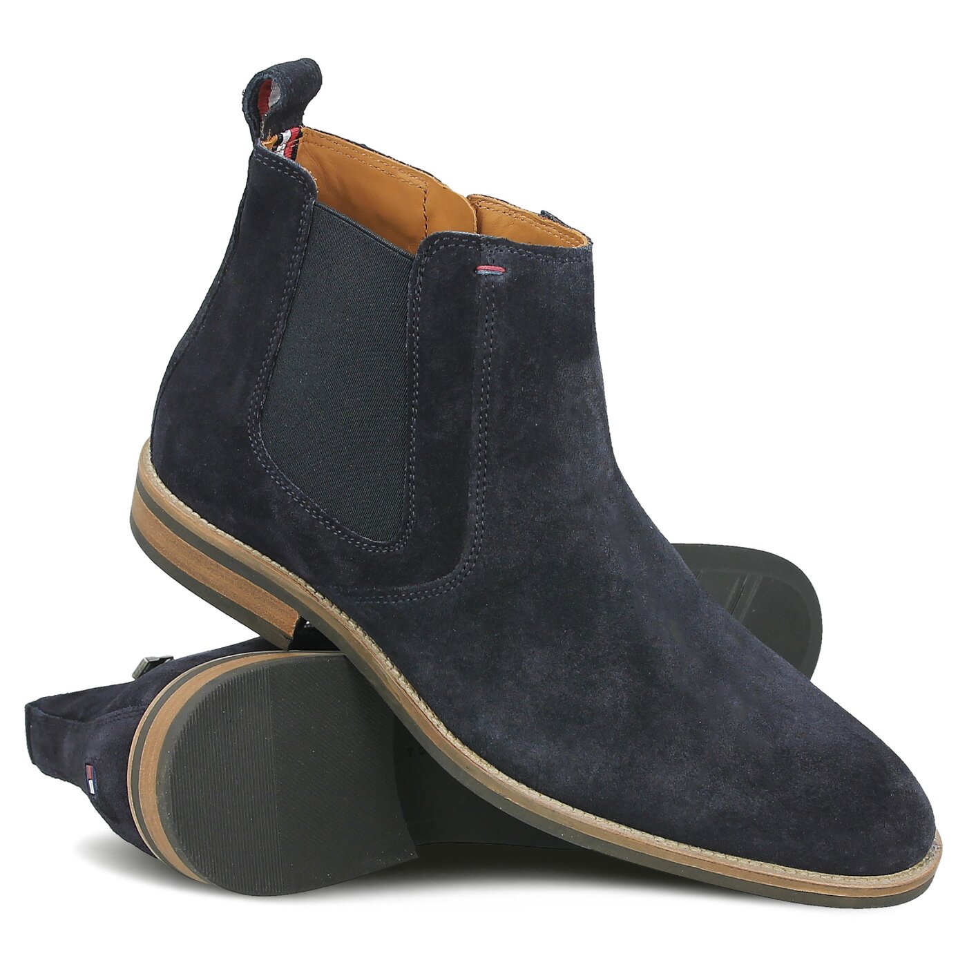 Męskie buty za kostkę TOMMY HILFIGER DAYTONA 4B fm0fm01087403 kolor granatowy