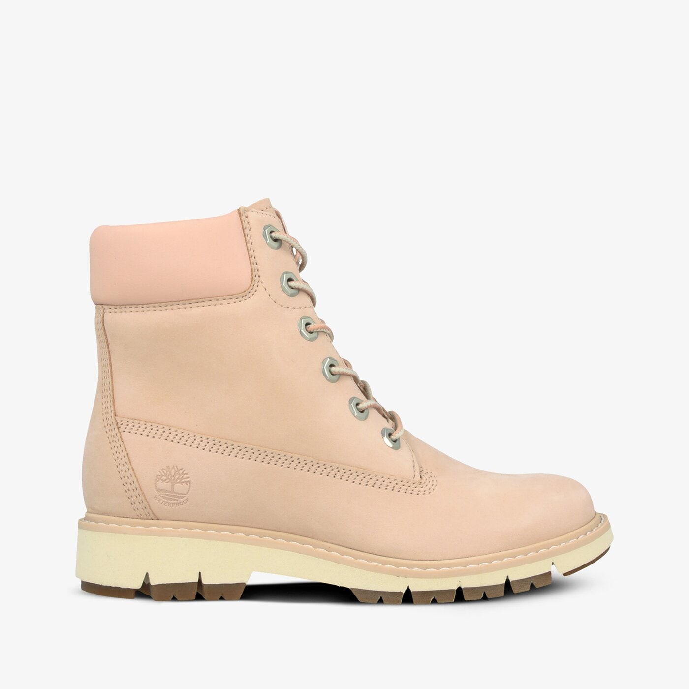 Damskie botki / sztyblety TIMBERLAND LUCIA WAY 6IN WP BOOT tb0a22q26621 kolor różowy