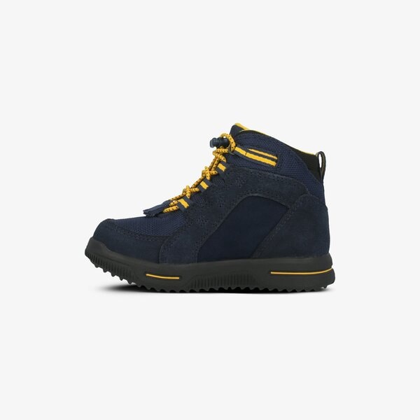 Dziecięce buty outdoor / trekkingowe TIMBERLAND CITY STOMP BUNGEE MID GTX tb0a22nq0191 kolor granatowy