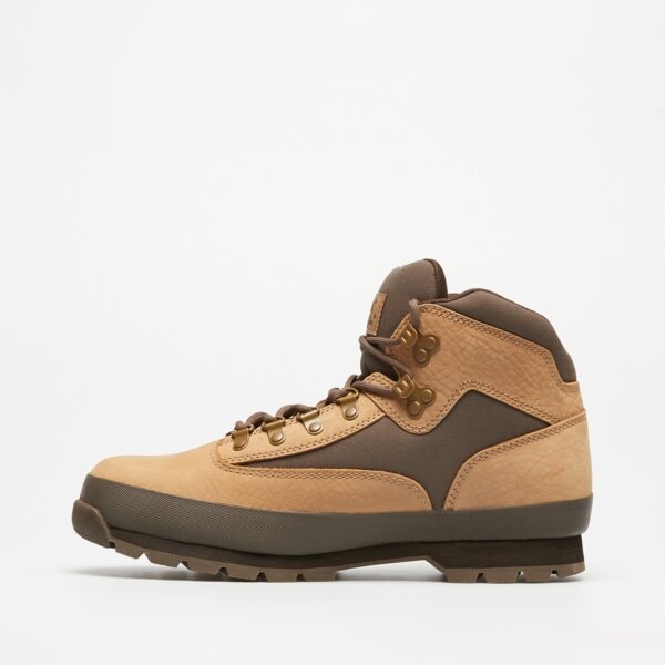Męskie buty outdoor (trekkingowe) TIMBERLAND EURO HIKER MID LACE BOOT tb0a2p27afh1 kolor beżowy