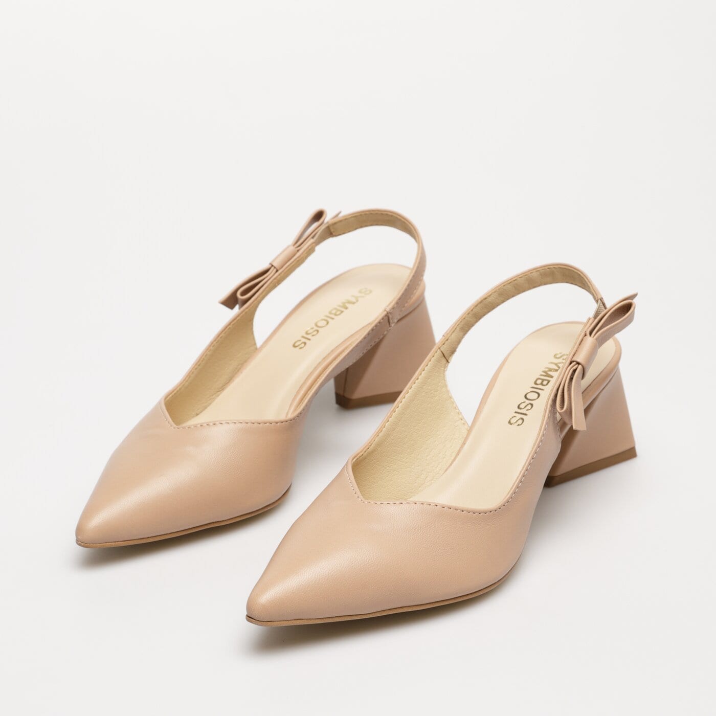 Damskie szpilki / czółenka SYMBIOSIS MONIQUE sywf123009 kolor beżowy