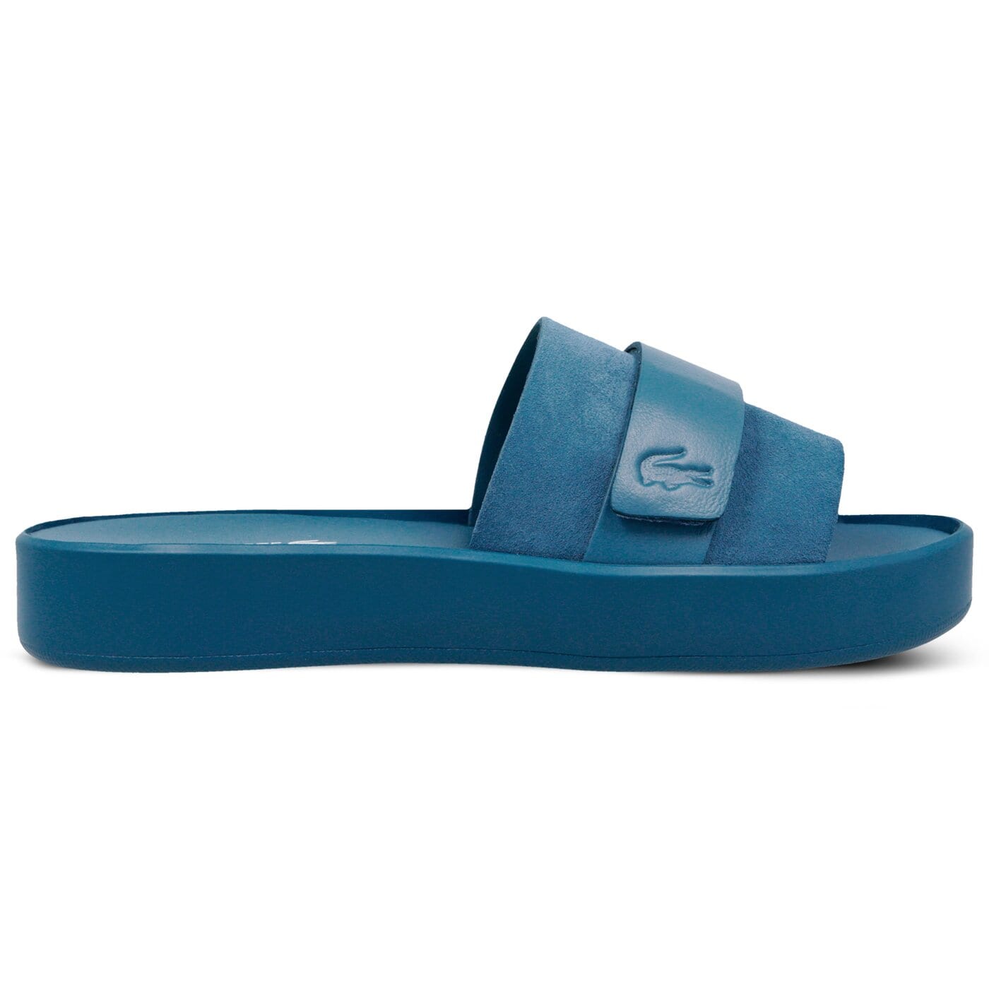 Damskie klapki LACOSTE PIRLE SLIDE 119 1 CFA 737cfa003411c kolor granatowy