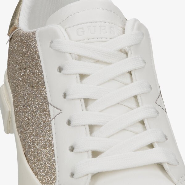 Damskie sneakersy (buty) GUESS WAYNE fl6wynfam12lgold kolor złoty