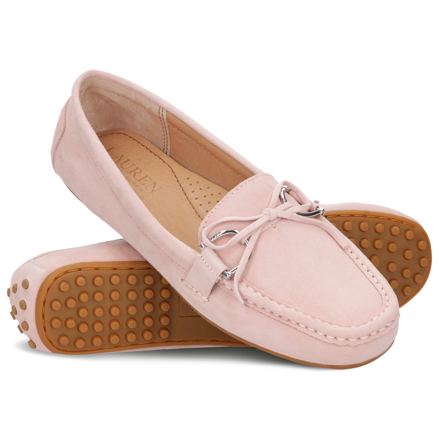 Damskie espadryle LAUREN RALPH LAUREN BRILEY II FLATS CASUAL 802740087002 kolor różowy