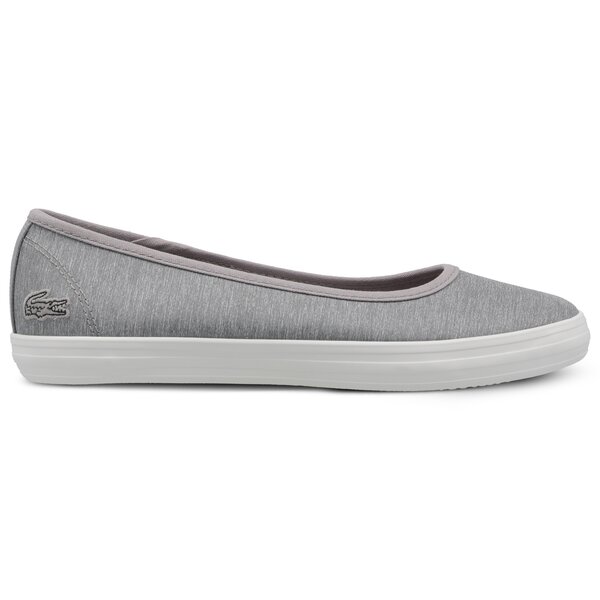 Damskie baleriny (buty) LACOSTE ZIANE BALLET 219 1 CFA 737cfa00501e7 kolor szary