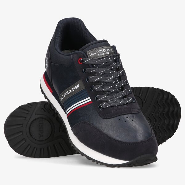 Męskie sneakersy (buty) U.S. POLO ASSN. XIRIO001  xirio001dbl001 kolor granatowy