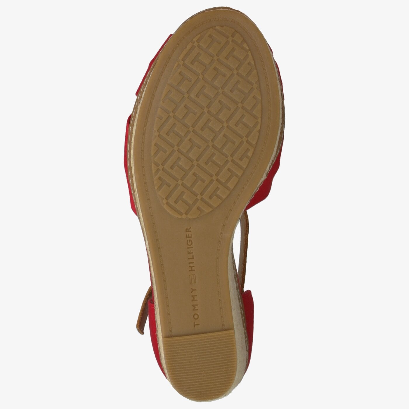 Damskie sandały TOMMY HILFIGER ELENA 56D ICONIC ELENA SANDAL fw0fw00905611 kolor czerwony