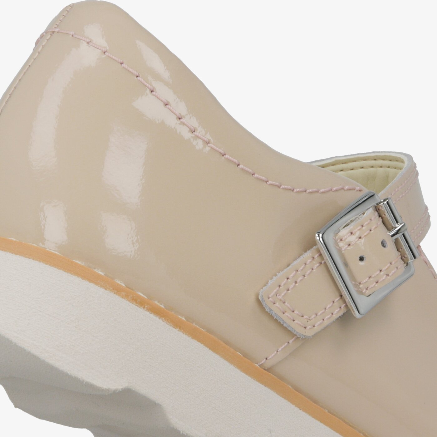 Dziecięce sandały / klapki CLARKS CROWN JUMP K 26141116 kolor beżowy