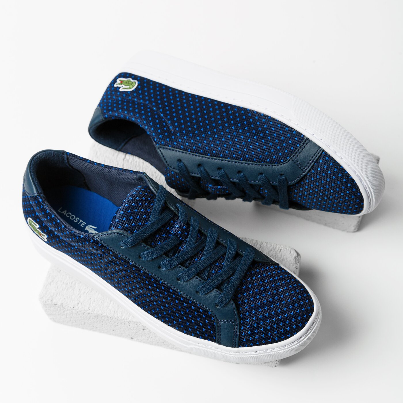 Dziecięce sneakersy (buty) LACOSTE L.12.12 118 1 735caj00087e9 kolor granatowy