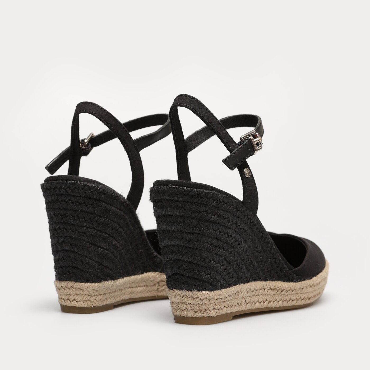 Damskie szpilki / czółenka TOMMY HILFIGER BASIC CLOSED TOE HIGH WEDGE fw0fw04786bds kolor czarny