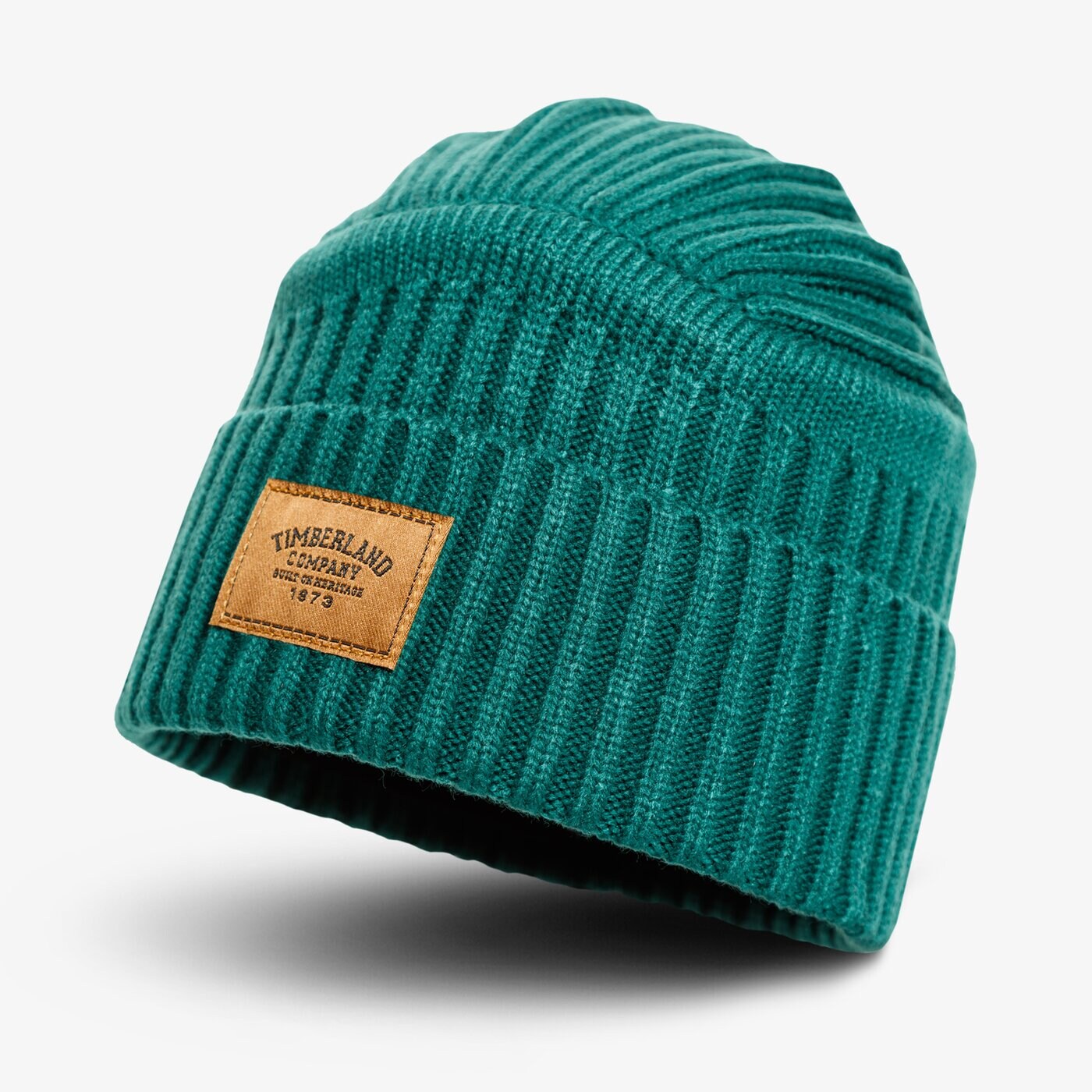 Męska czapka zimowa TIMBERLAND CZAPKA ZIMOWA RIBBED BEANIE tb0a1egwv351 kolor zielony