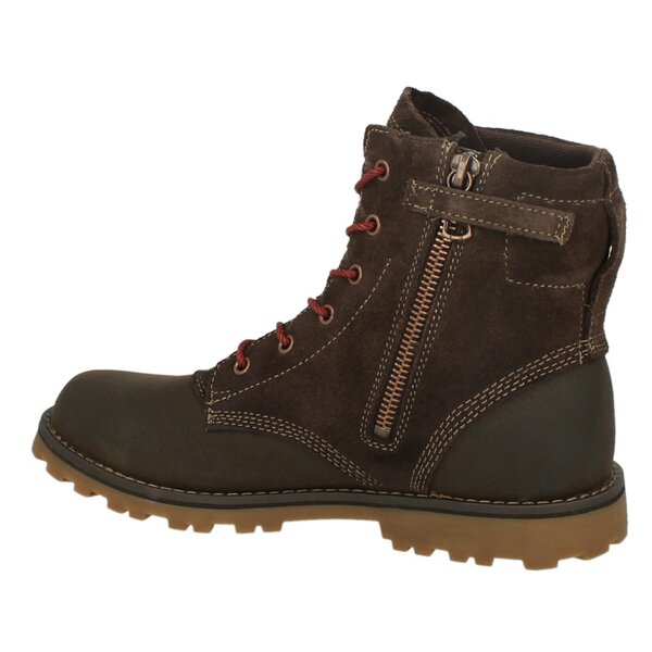 Dziecięce buty za kostkę TIMBERLAND EK ASPHALT TRAIL 6 5777r kolor brązowy