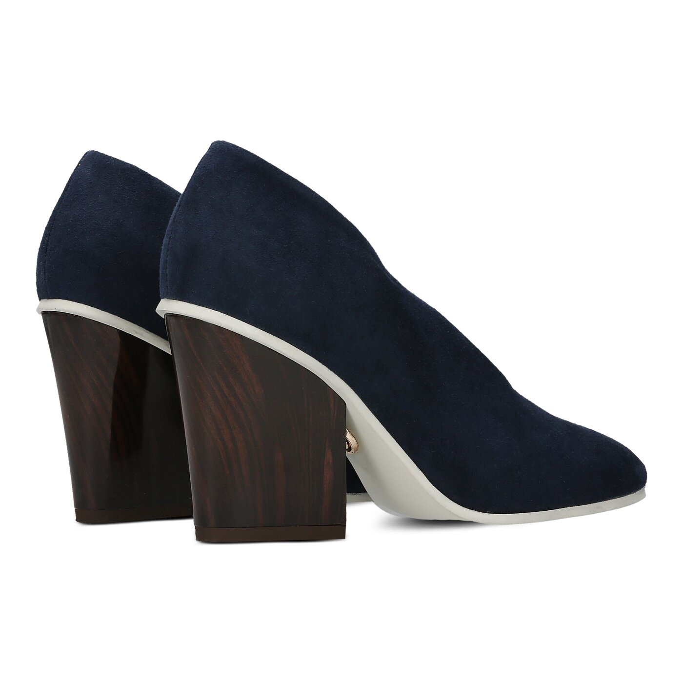 Damskie szpilki / czółenka BALDOWSKI LINE-B MINIMAL ALMOND d017553868g06 kolor granatowy