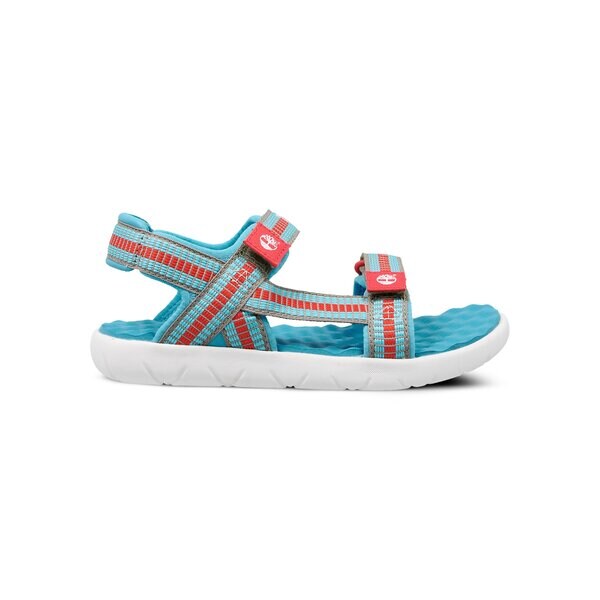 Dziecięce sandały / klapki TIMBERLAND PERKINS ROW WEBBING SNDL a1nlq kolor niebieski
