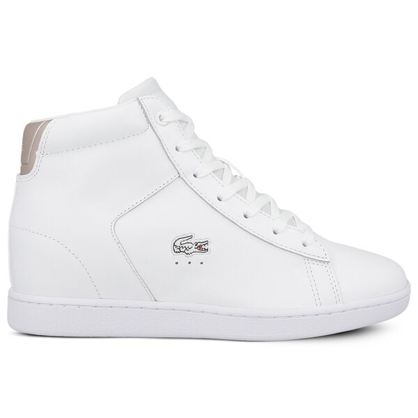 Damskie sneakersy (buty) LACOSTE CARNABY EVO WEDGE 317 3 734spw0016001 kolor biały