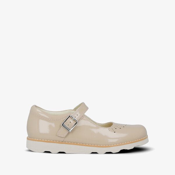 Dziecięce sandały / klapki CLARKS CROWN JUMP K 26141116 kolor beżowy