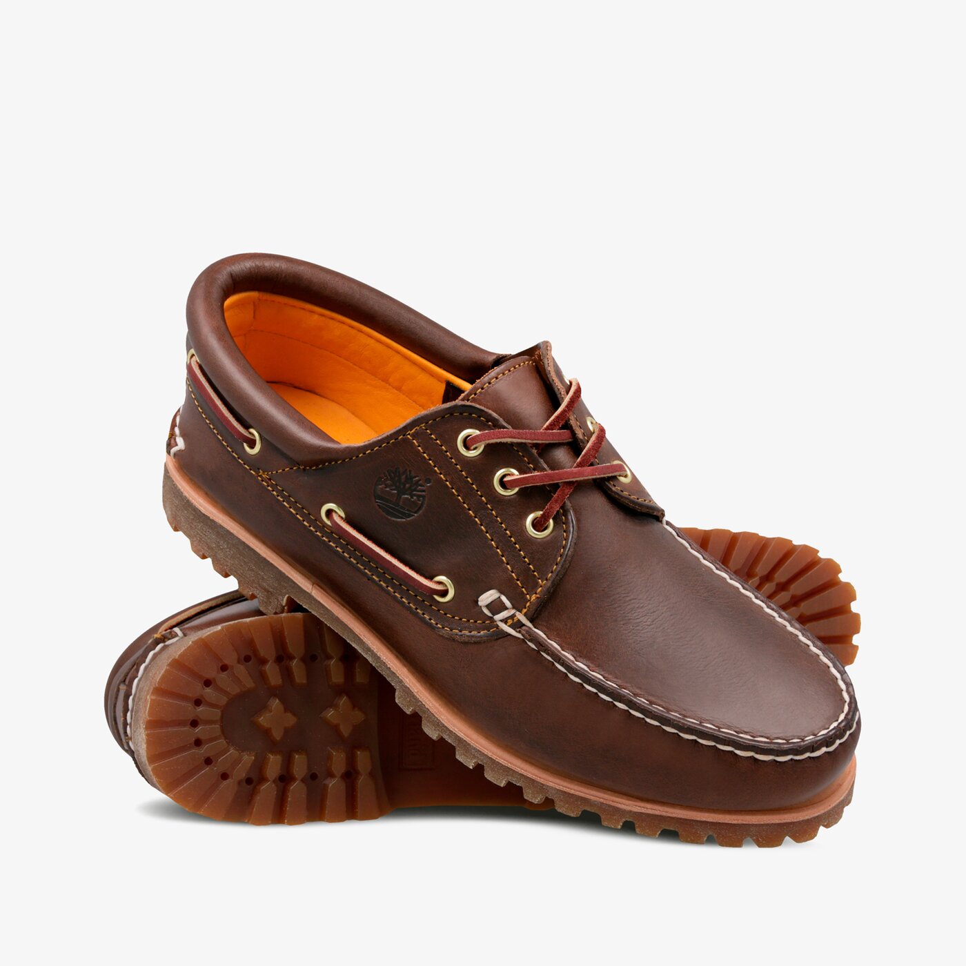 Męskie mokasyny TIMBERLAND BOAT 3-EYE CLASSIC LUG tb0300032141 kolor brązowy