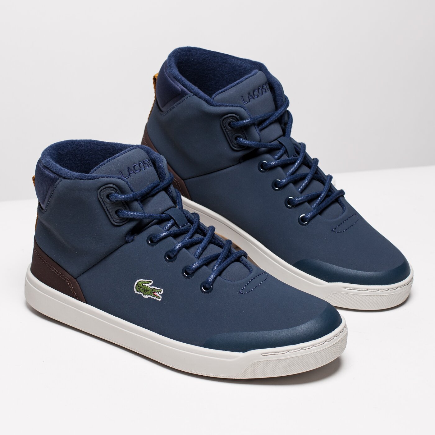 Dziecięce sneakersy (buty) LACOSTE EXPLORATEUR CLASSIC3181 736caj0006nt3 kolor granatowy