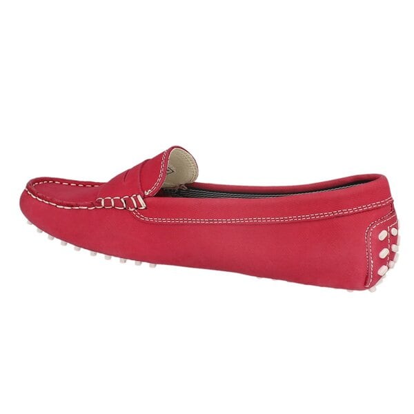 Damskie mokasyny i półbuty LACOSTE CONCOURS 5 727srw1216047 kolor czerwony
