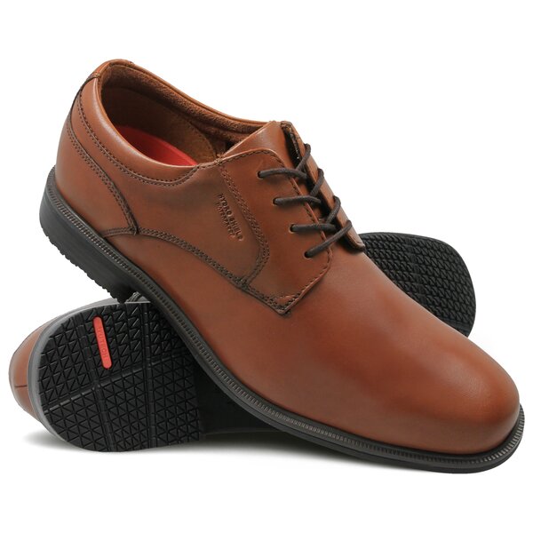 Męskie półbuty ROCKPORT ESNTIAL DTLII PLAIN TOE v81483 kolor brązowy