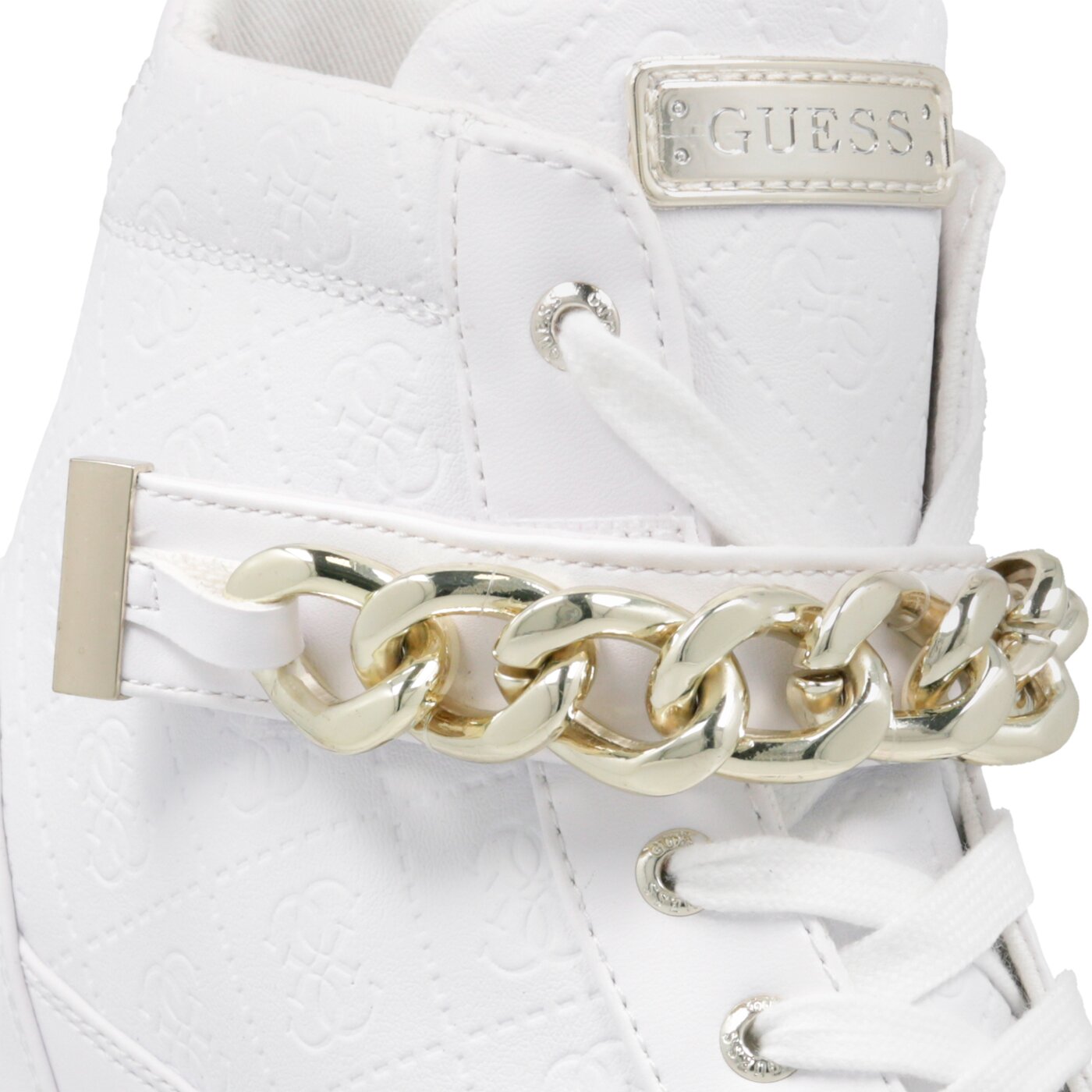 Damskie trampki GUESS FLIPPER flflr4fal12white kolor biały