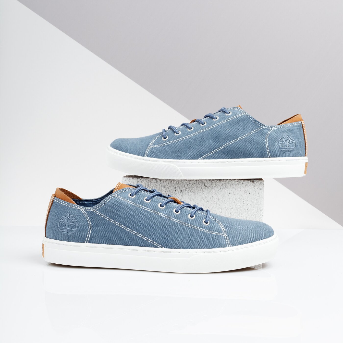 Męskie sneakersy (buty) TIMBERLAND ADV2.0 CUP L/F OXFORD tb0a1zqv4321 kolor niebieski