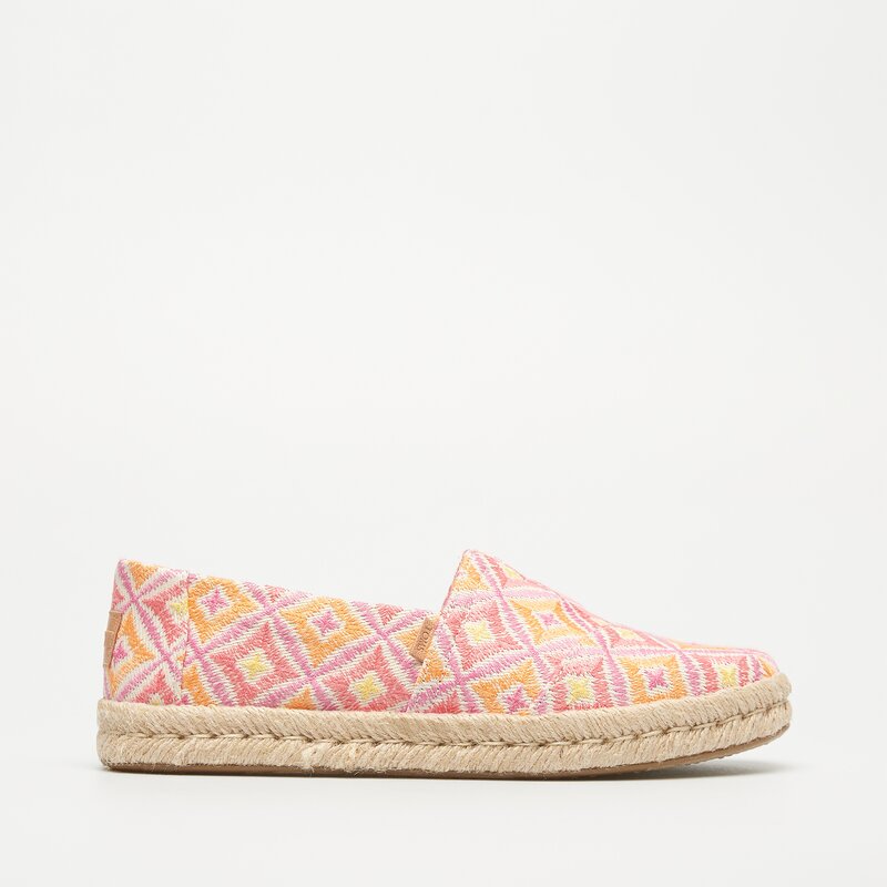 TOMS SHELL PINK GEO WOVEN