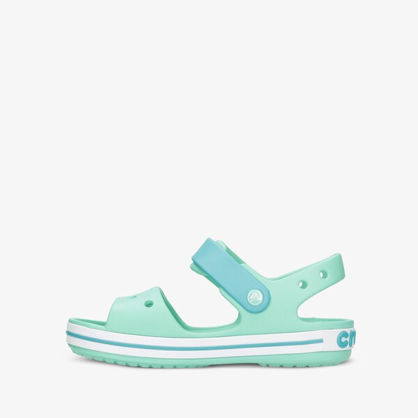 Dziecięce sandały / klapki CROCS CROCBAND SANDAL KIDS 128563u3k kolor zielony