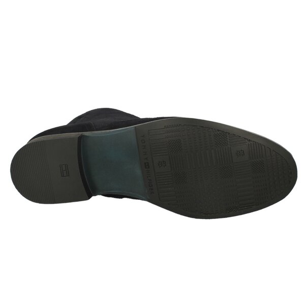 Damskie botki / sztyblety TOMMY HILFIGER BILLIE 5 B  fw56816295403 kolor granatowy