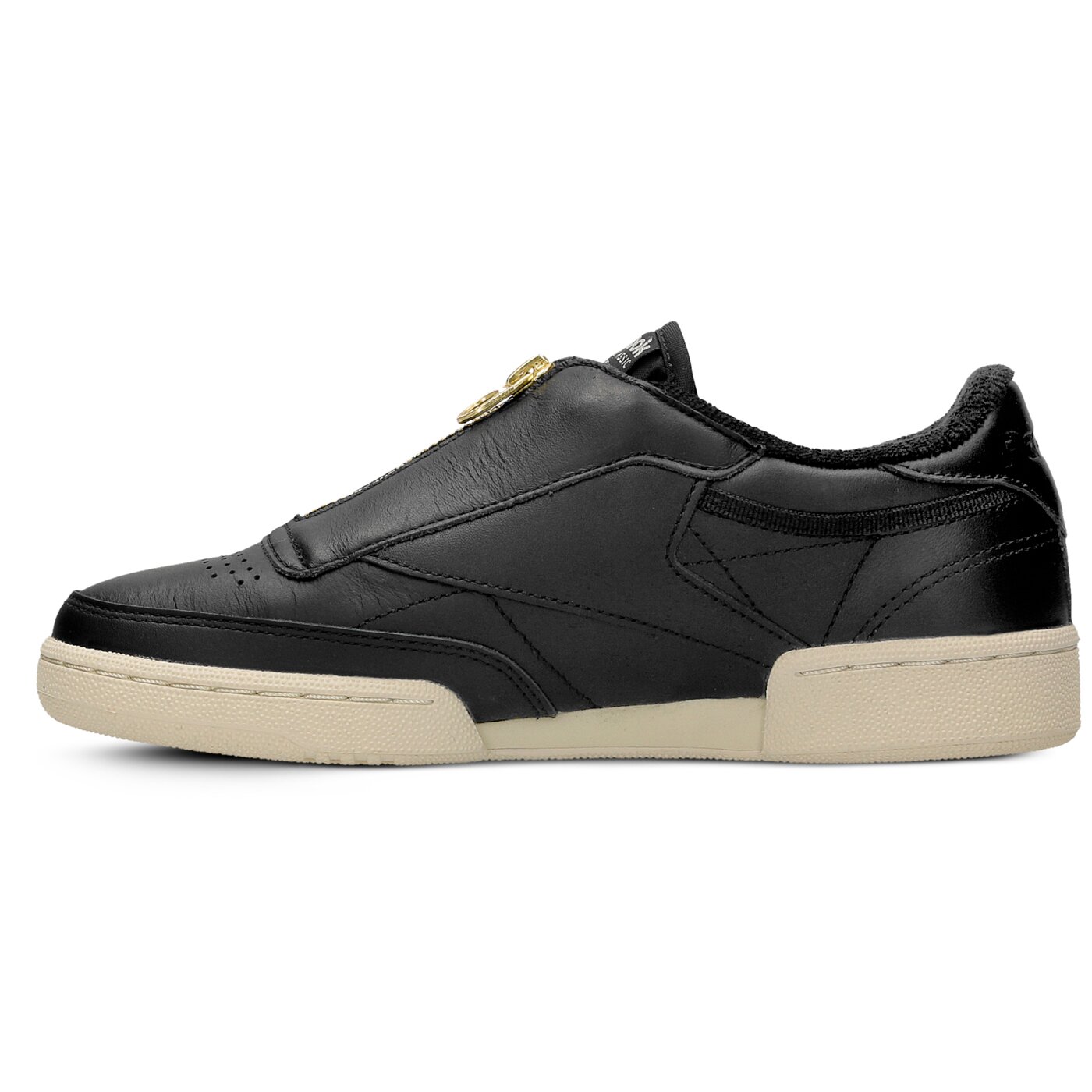 Damskie sneakersy (buty) REEBOK CLUB C 85 ZIP bs6608 kolor czarny
