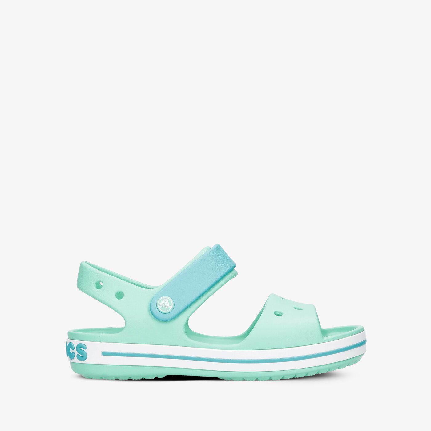 Dziecięce sandały / klapki CROCS CROCBAND SANDAL KIDS 128563u3k kolor zielony