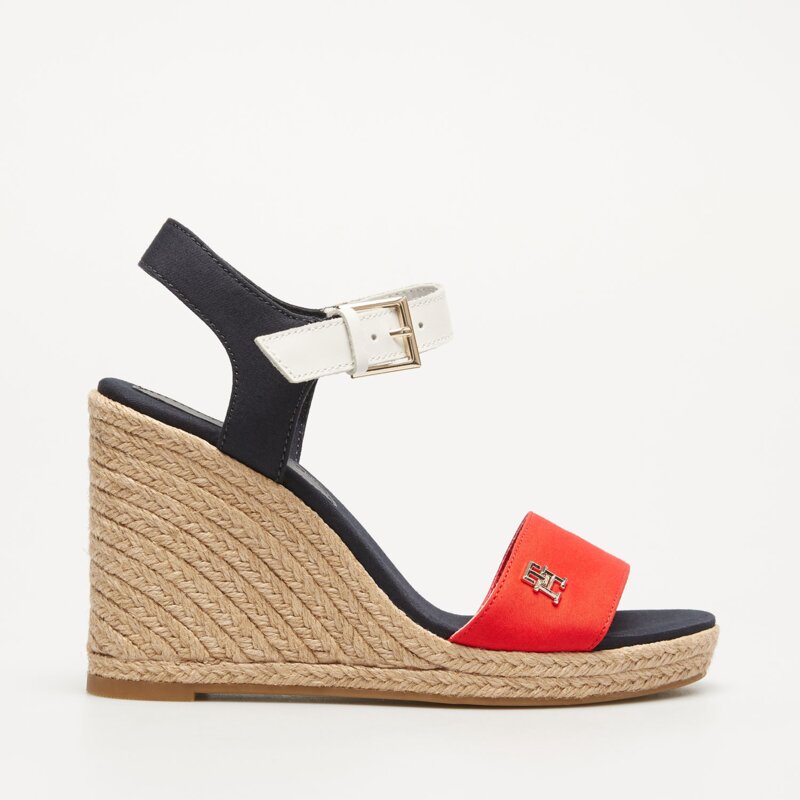 TOMMY HILFIGER STRIPES WEDGE SANDAL