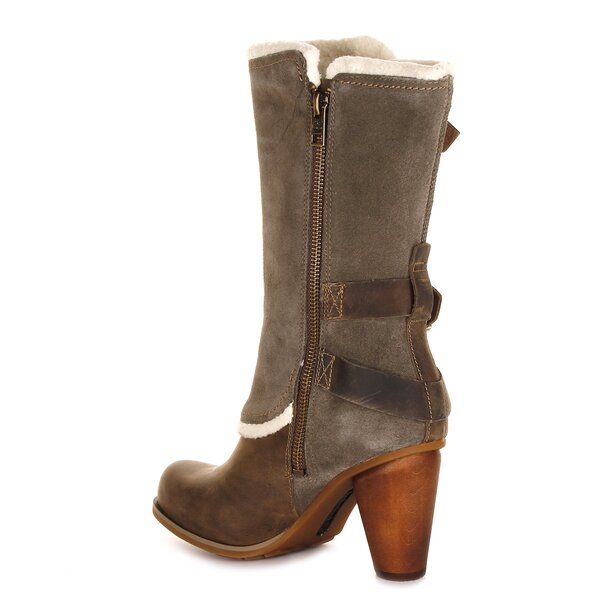 Damskie kozaki TIMBERLAND EK NEVALI MID BOOT  3522r kolor brązowy