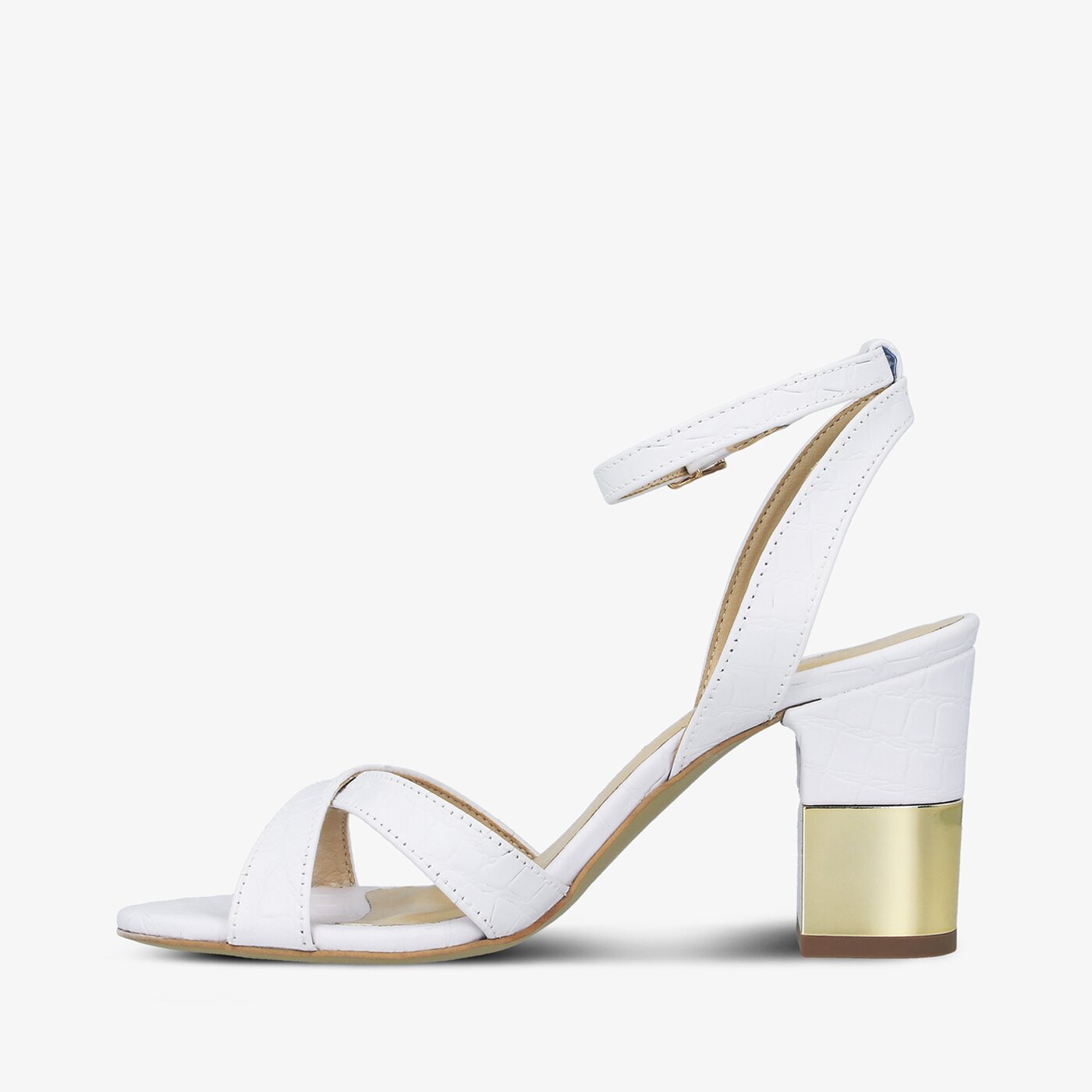 Damskie sandały SYMBIOSIS CALL ME SENORITA  syws120001 kolor biały