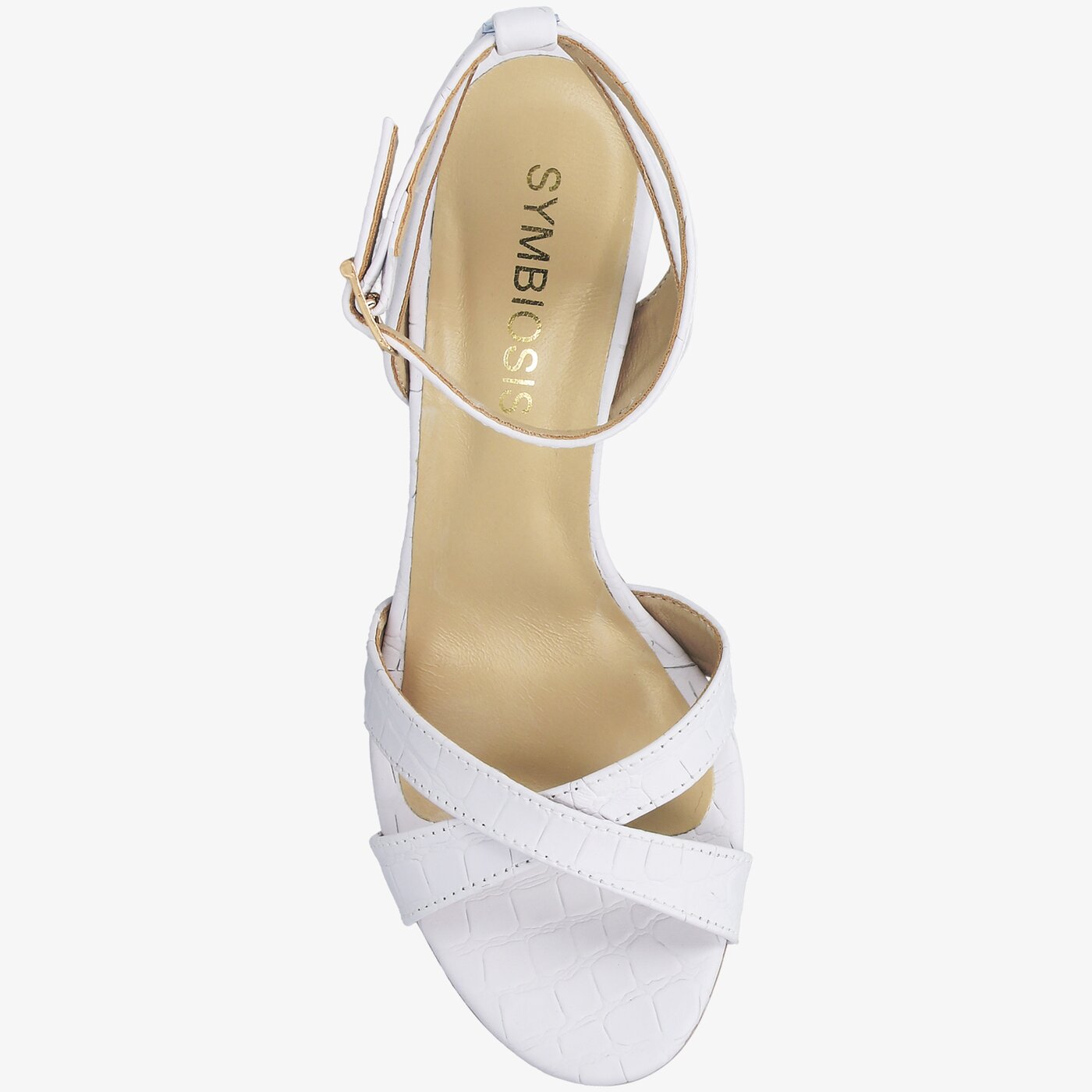 Damskie sandały SYMBIOSIS CALL ME SENORITA  syws120001 kolor biały