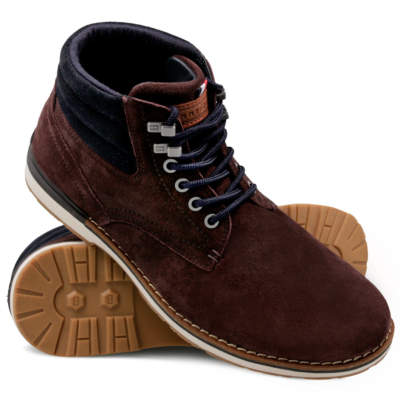 Męskie buty za kostkę TOMMY HILFIGER ROVER 2B fm0fm01748212 kolor brązowy