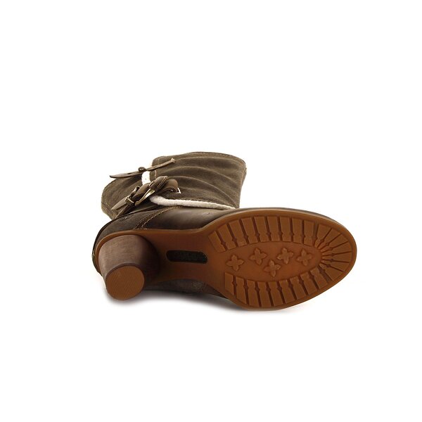 Damskie kozaki TIMBERLAND EK NEVALI MID BOOT  3522r kolor brązowy